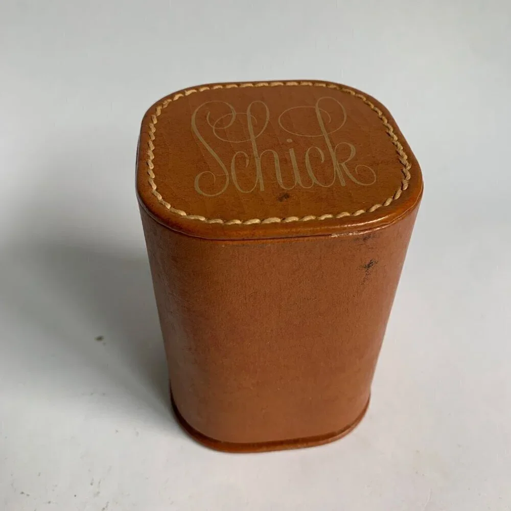 Schick Vintage Men's Razor with Original Case Brush & Power Cord 1950s